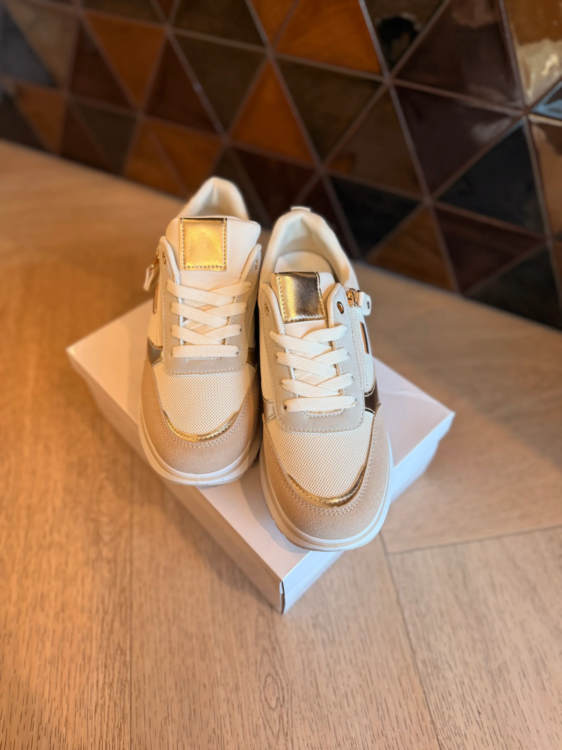 Sneaker Sabine | Beige - Afbeelding 2