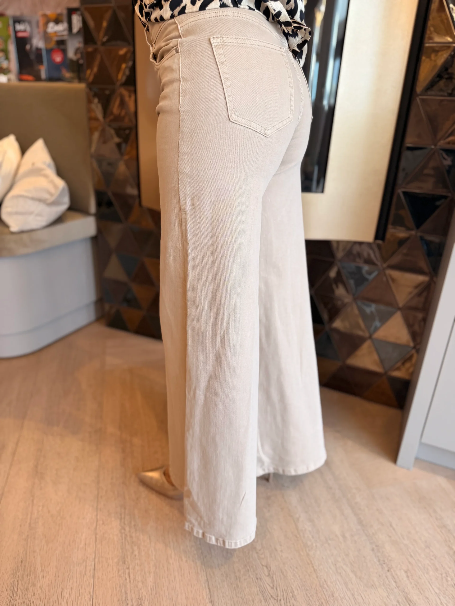 Jeans Gwen | Beige - Afbeelding 3