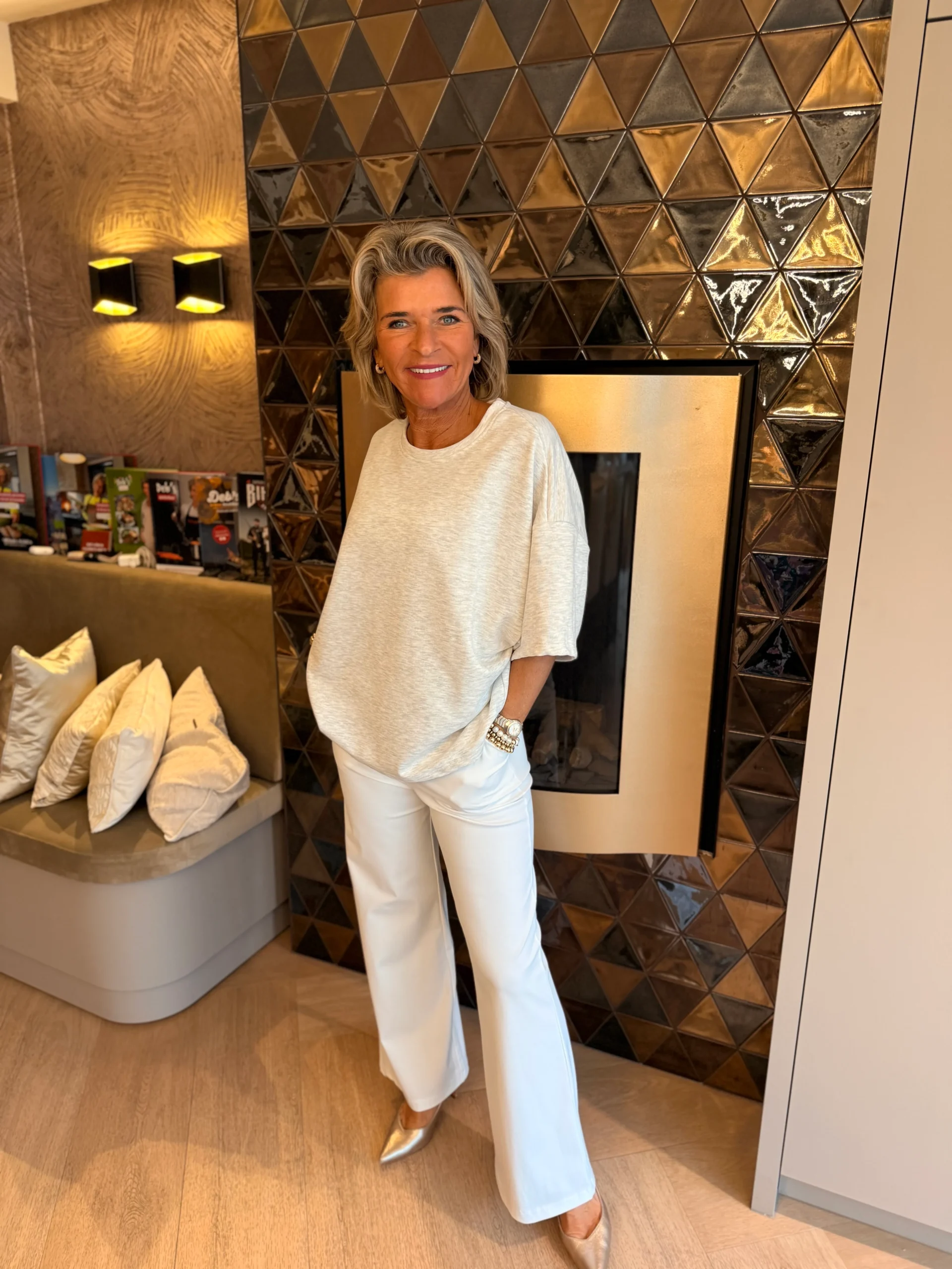 Shirt Beach | Licht Grijs - Afbeelding 2