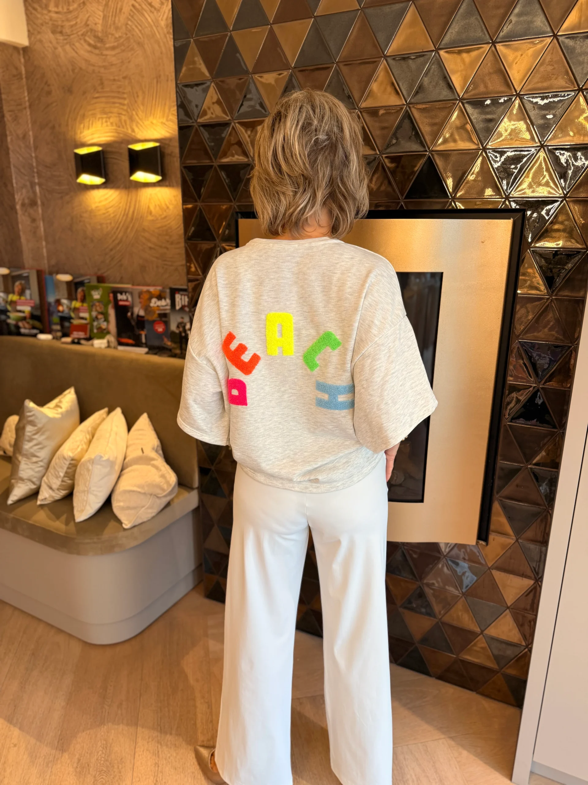 Shirt Beach | Licht Grijs