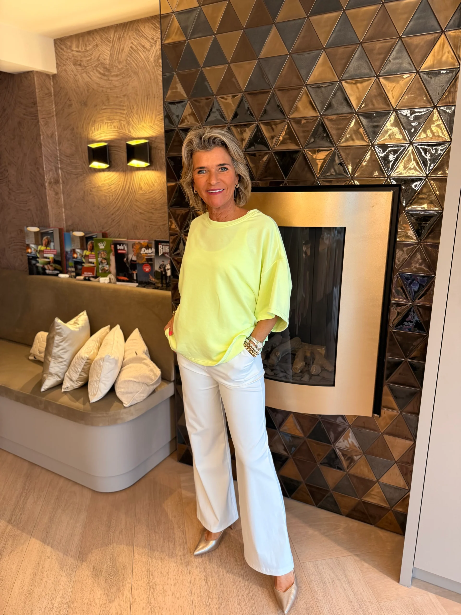 Shirt Beach | Neon Geel - Afbeelding 2