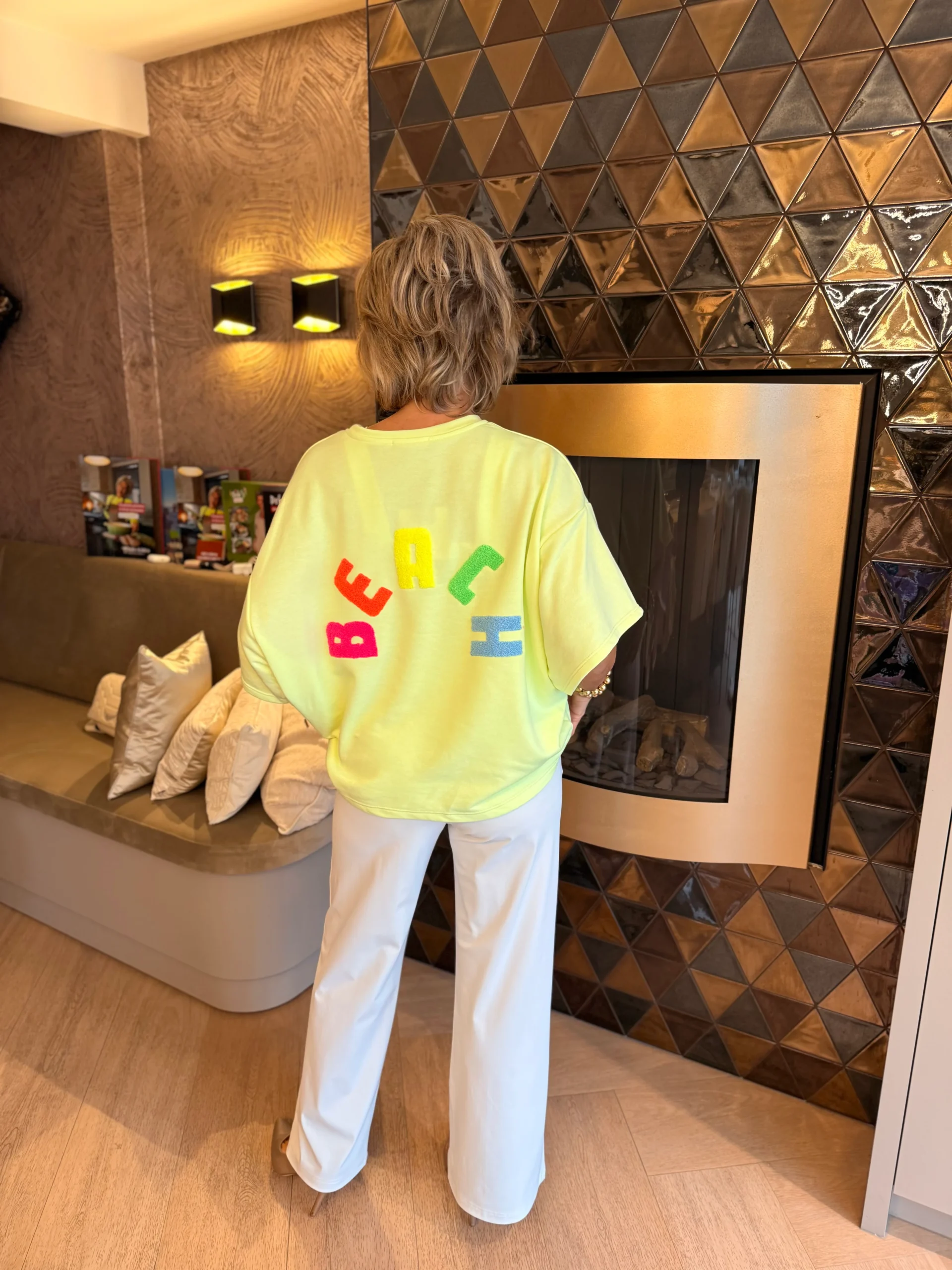 Shirt Beach | Neon Geel