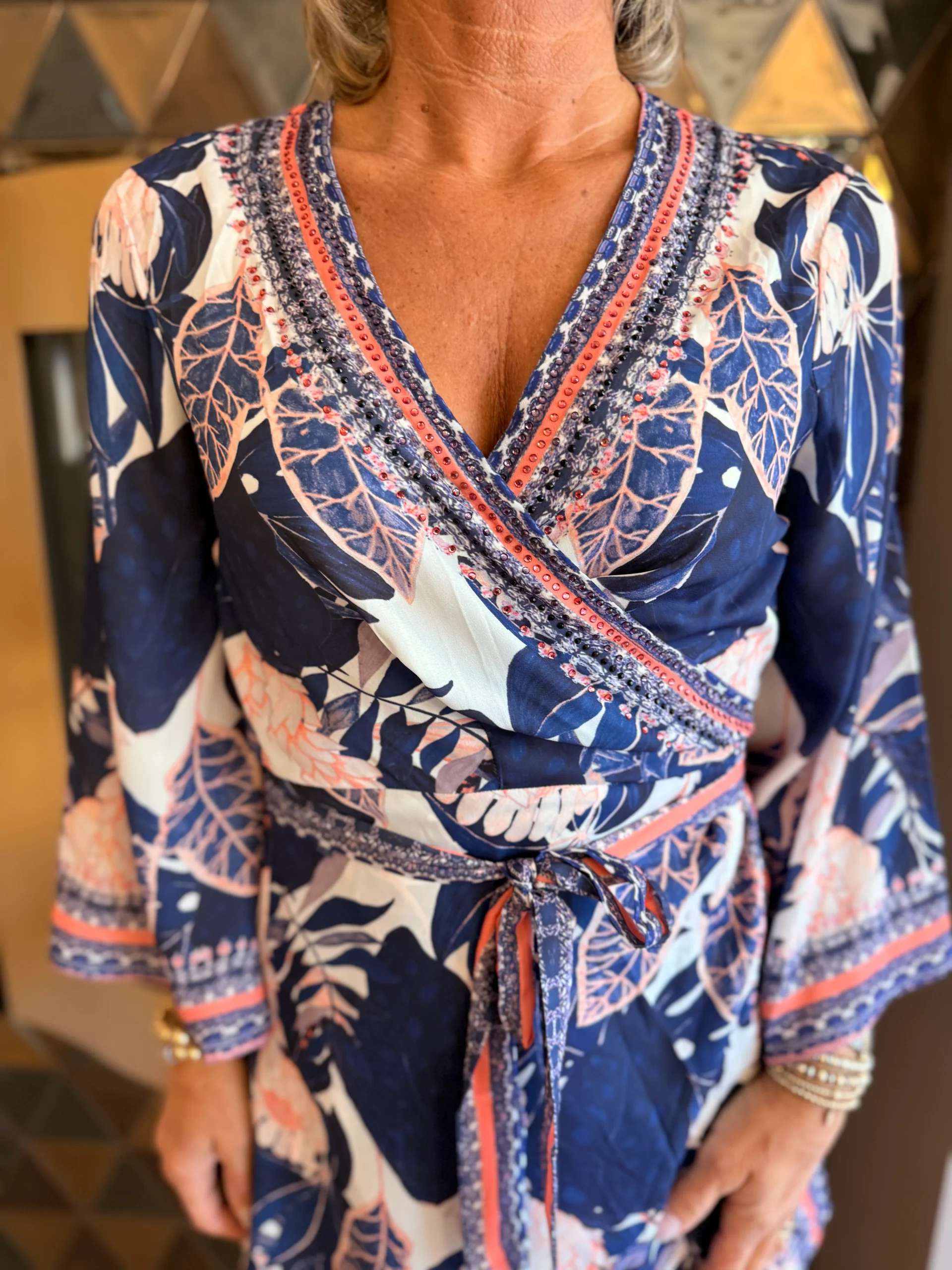 Kimono Niamh | Blauw - Afbeelding 2