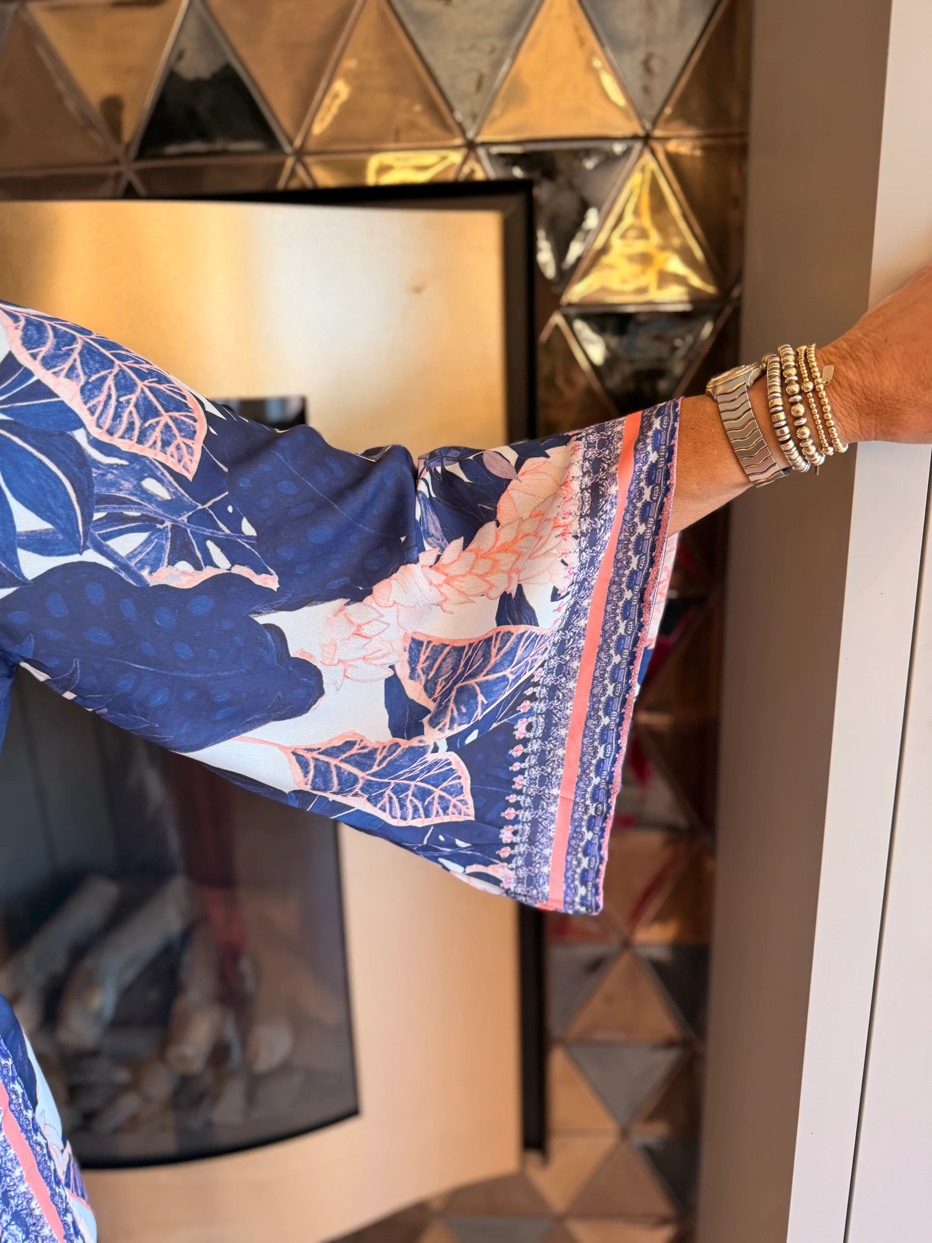 Kimono Niamh | Blauw - Afbeelding 3