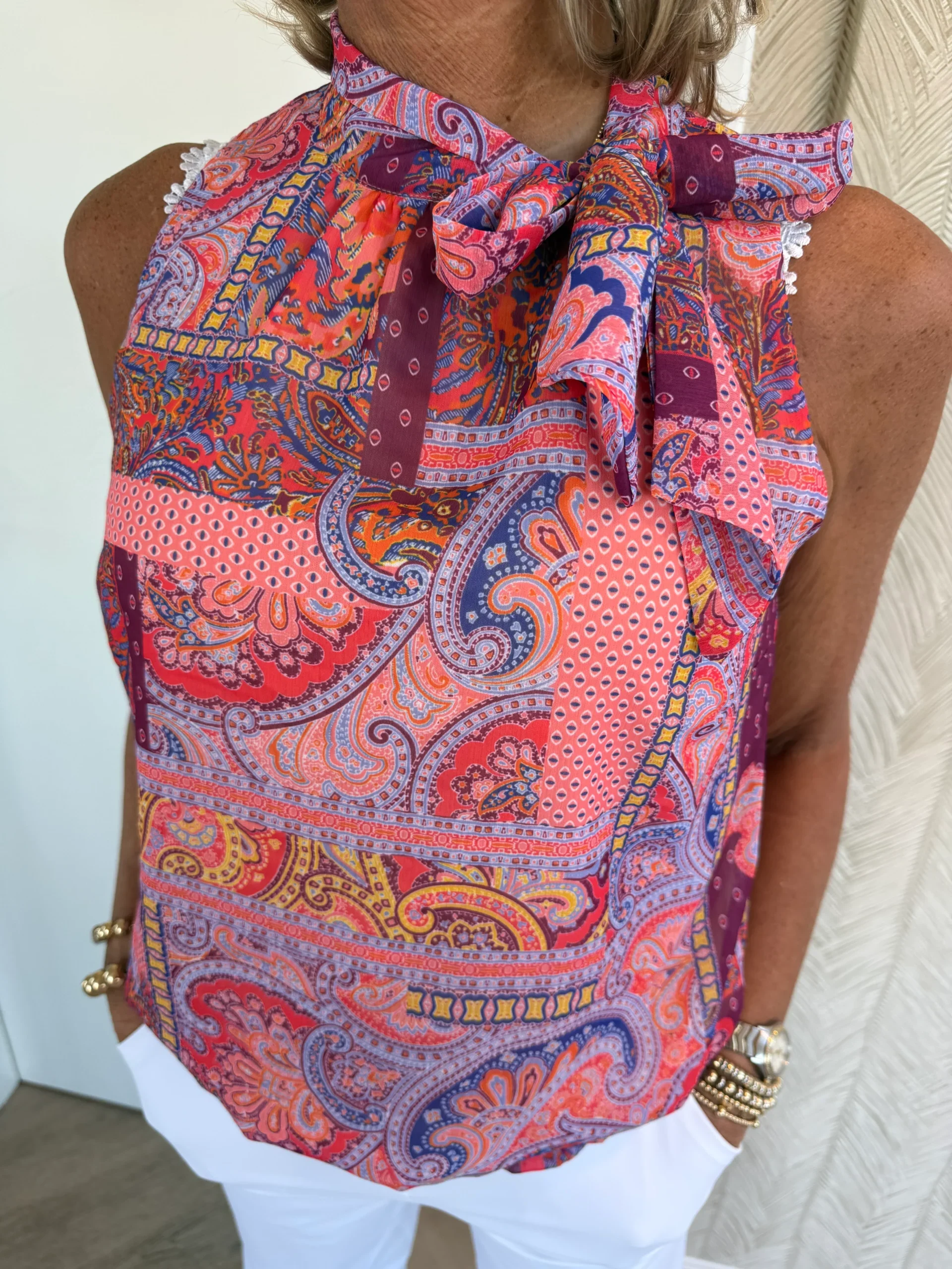 Top Paisley | Multi - Afbeelding 2