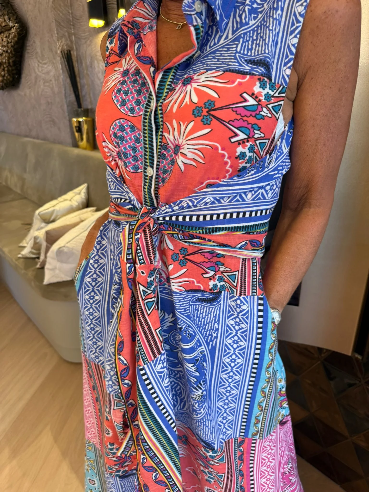 Jurk Lumina | Blauw - Afbeelding 2