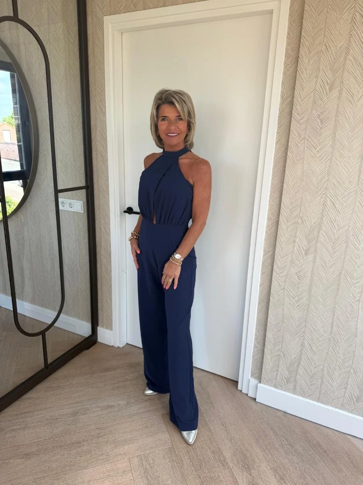 Jumpsuit Annelene | Marineblauw