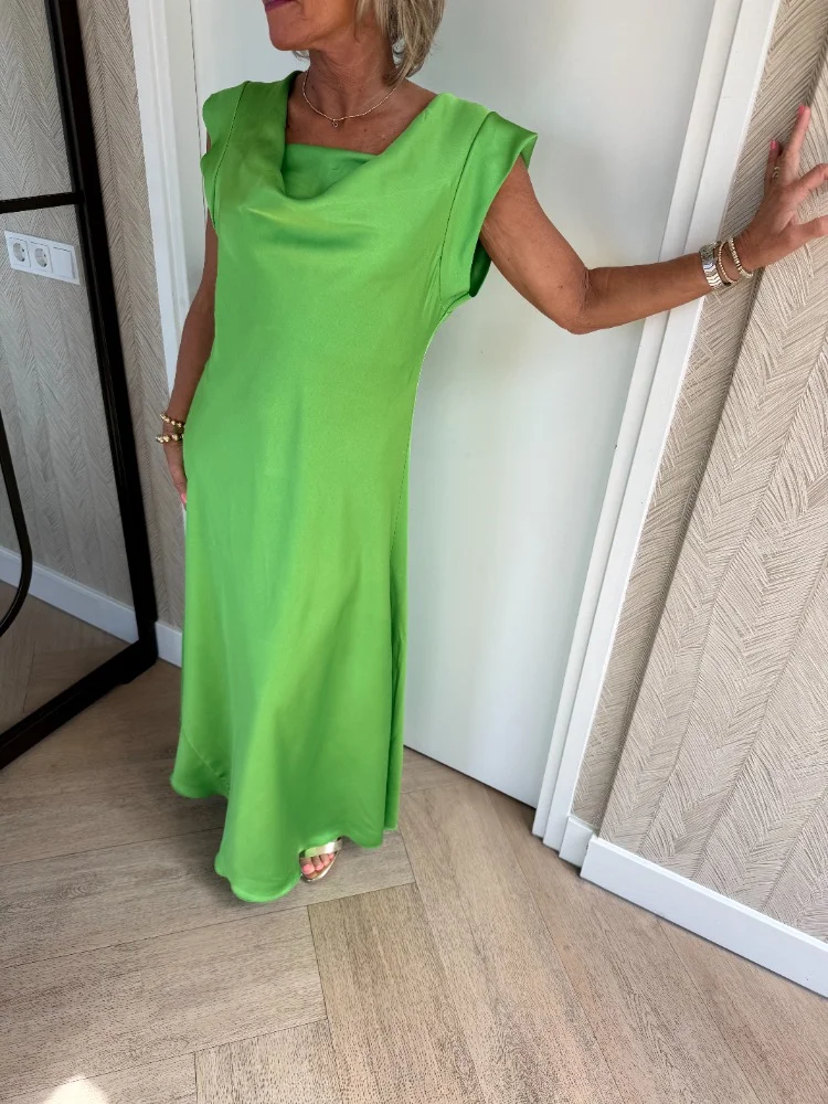 Jurk Lianne | Groen - Afbeelding 2