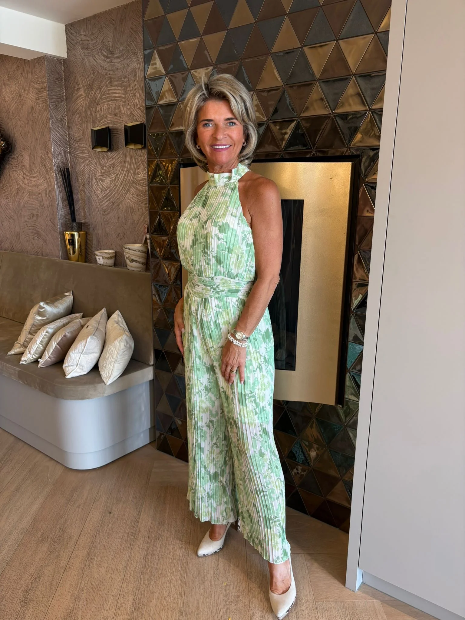 Jumpsuit Renske | Groen Tinten