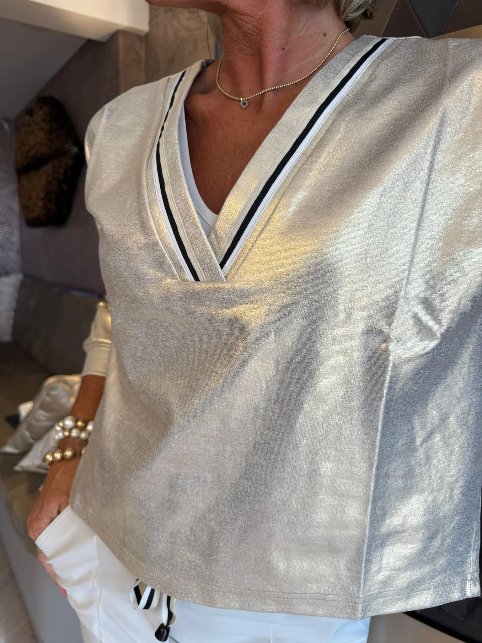Shirt Carrara | Goud - Afbeelding 3