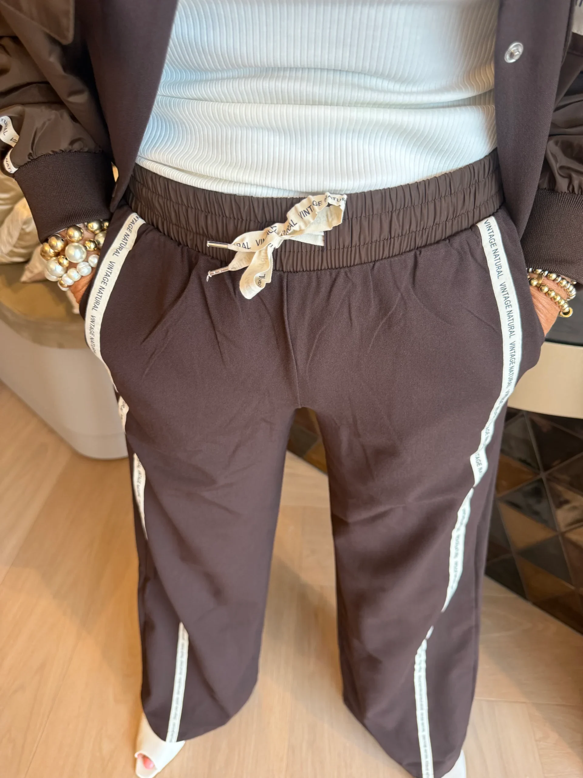 Broek Vintage Natural | Bruin - Afbeelding 3