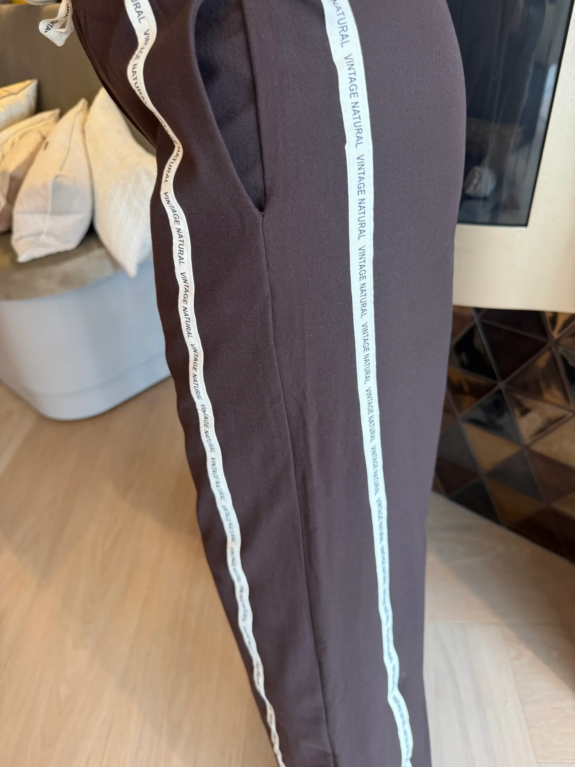 Broek Vintage Natural | Bruin - Afbeelding 2
