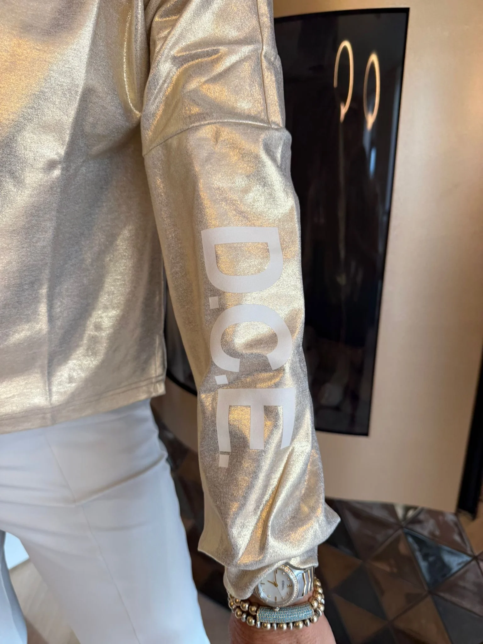 Shirt Carrara | Goud - Afbeelding 2