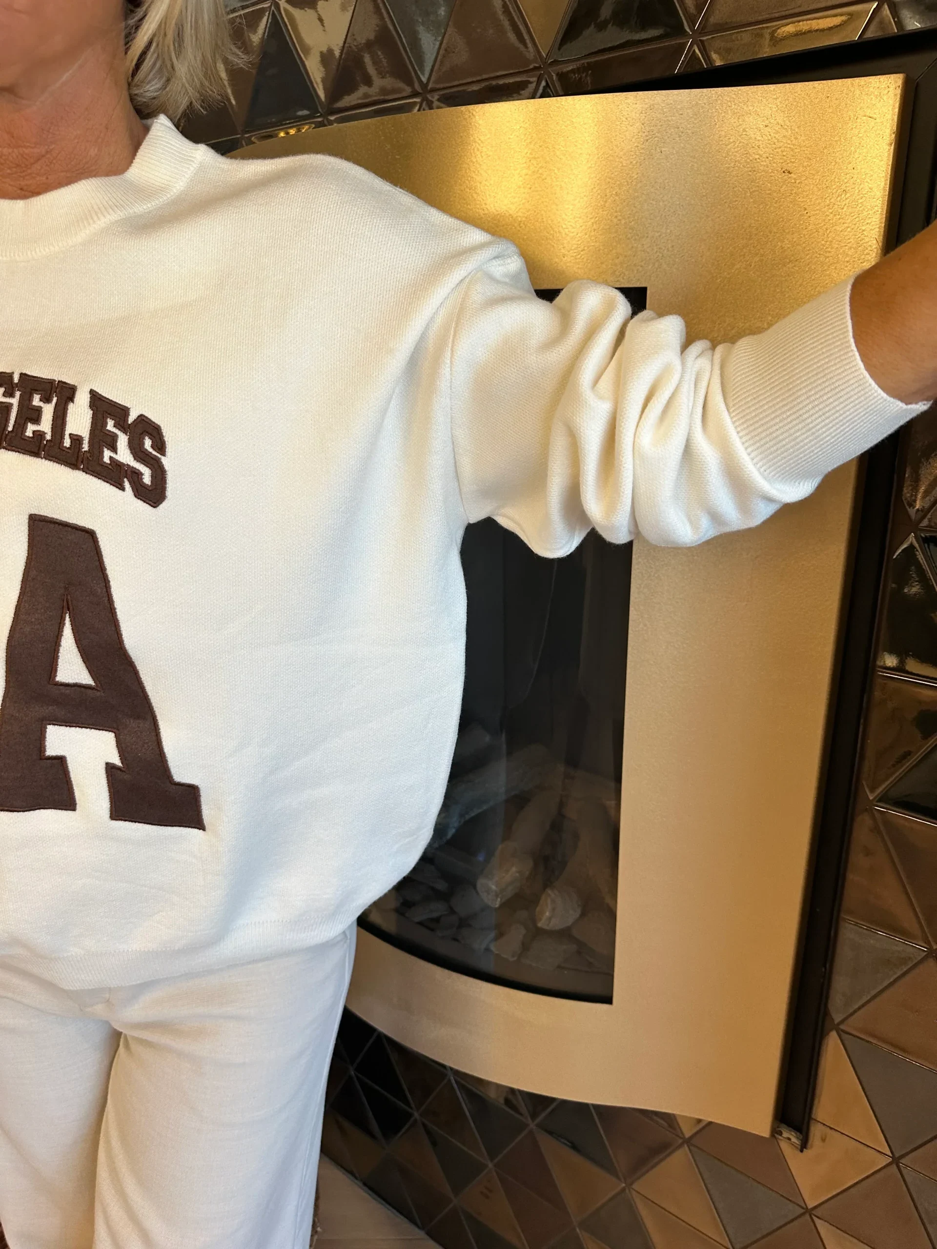 Trui Los Angeles | Ecru - Afbeelding 3