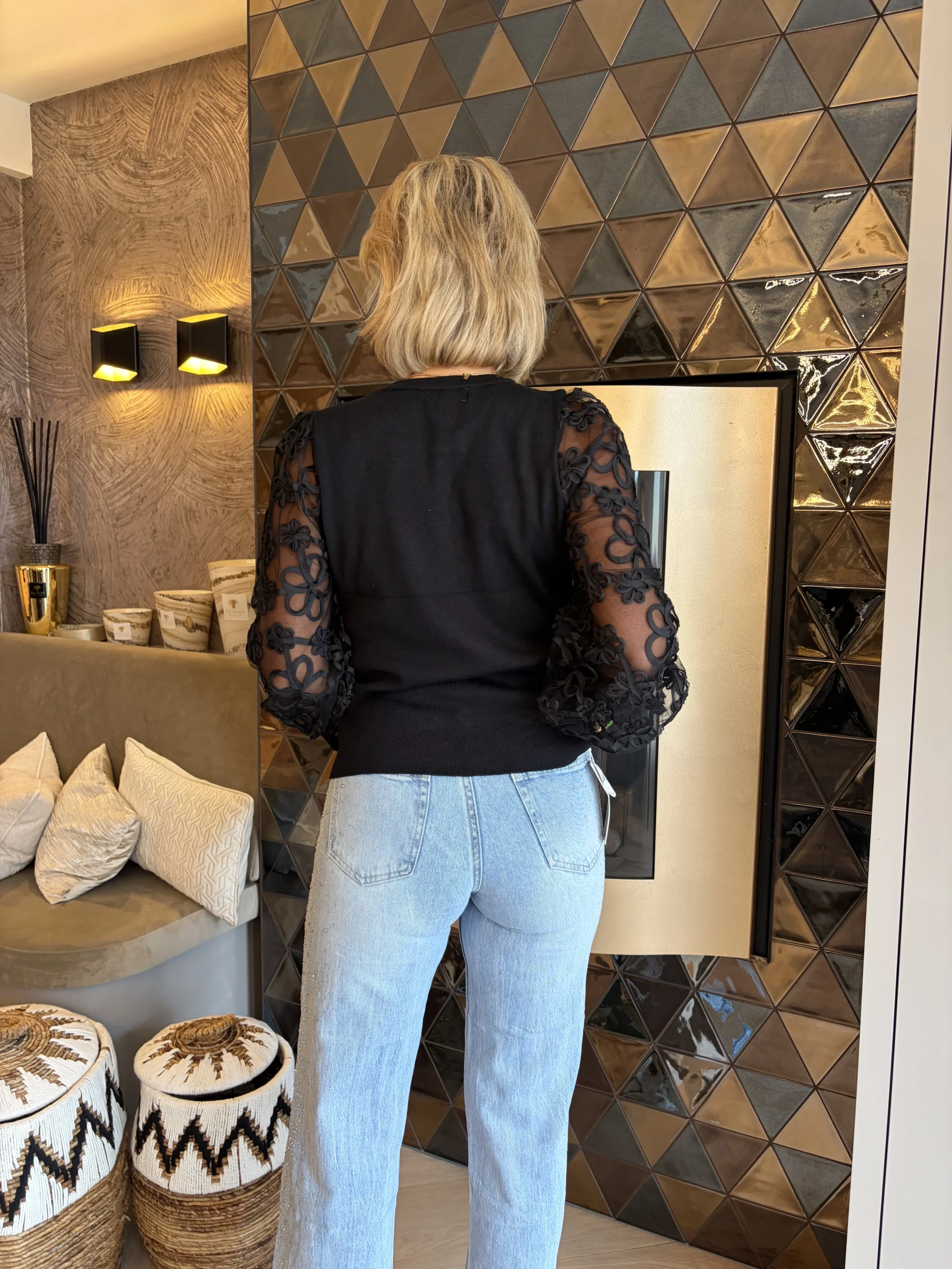 Trui Quinty | Zwart - Afbeelding 3