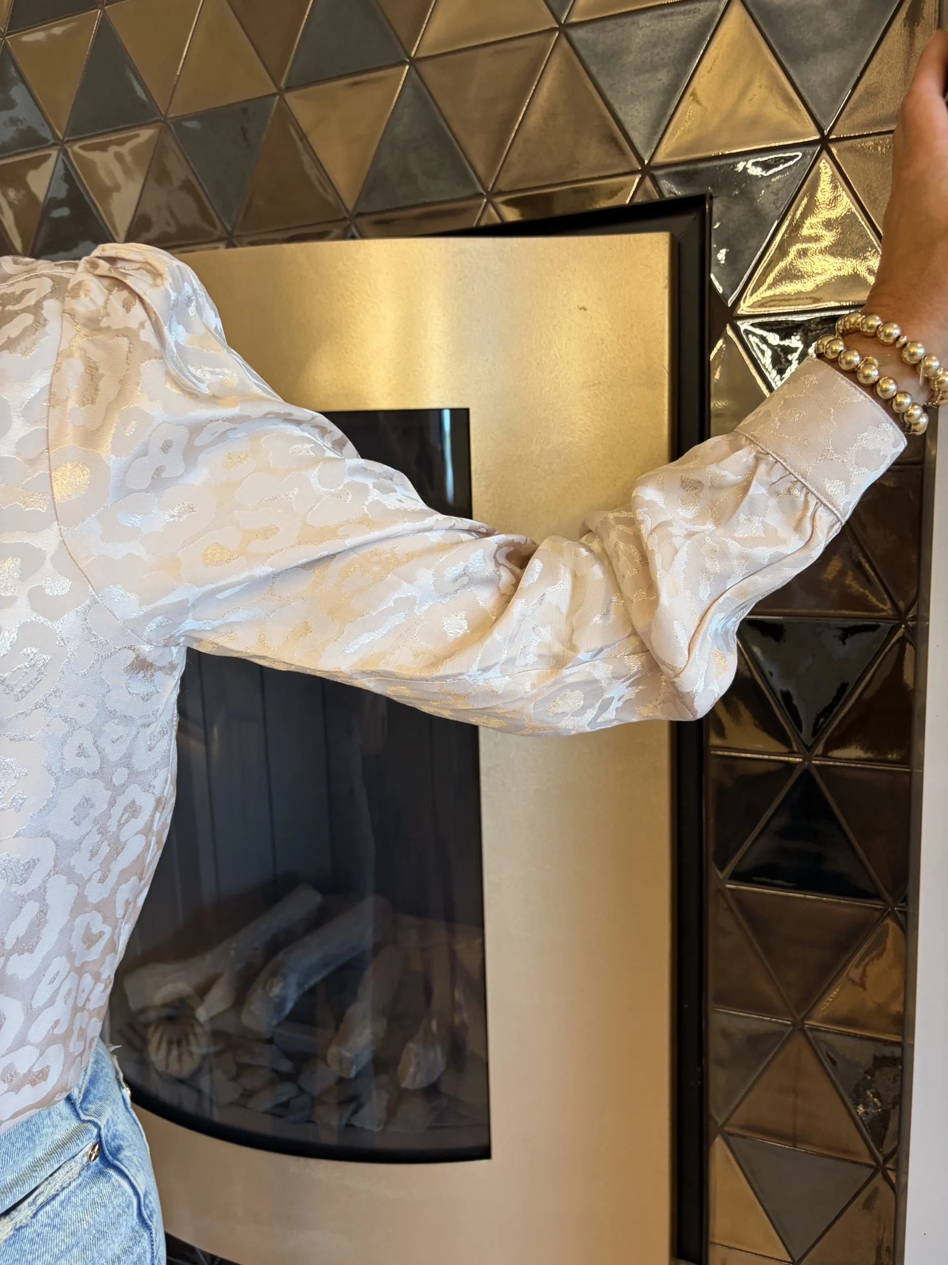 Blouse Adriana | Creme - Afbeelding 3