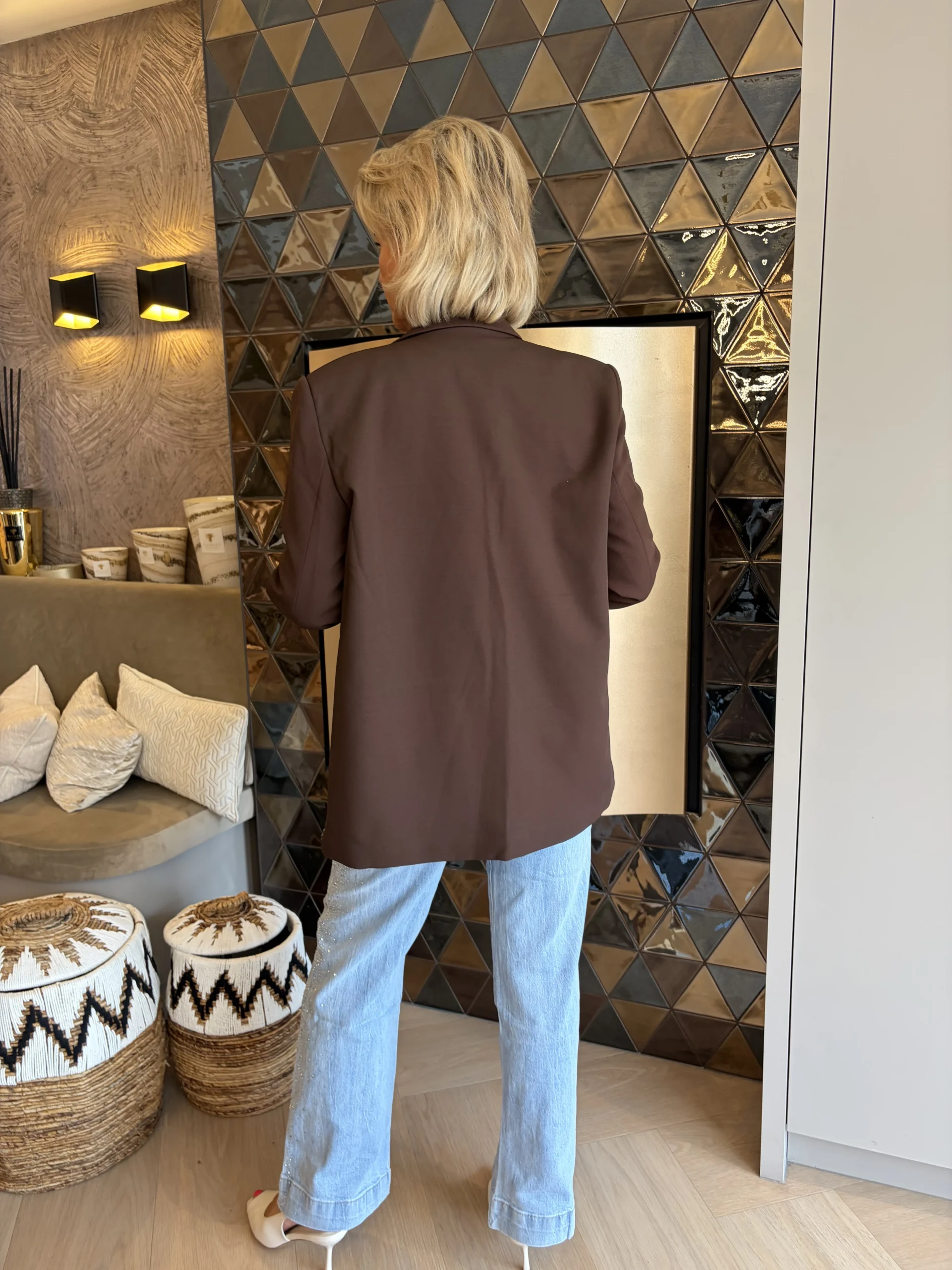 Blazer Anouk | Bruin - Afbeelding 2