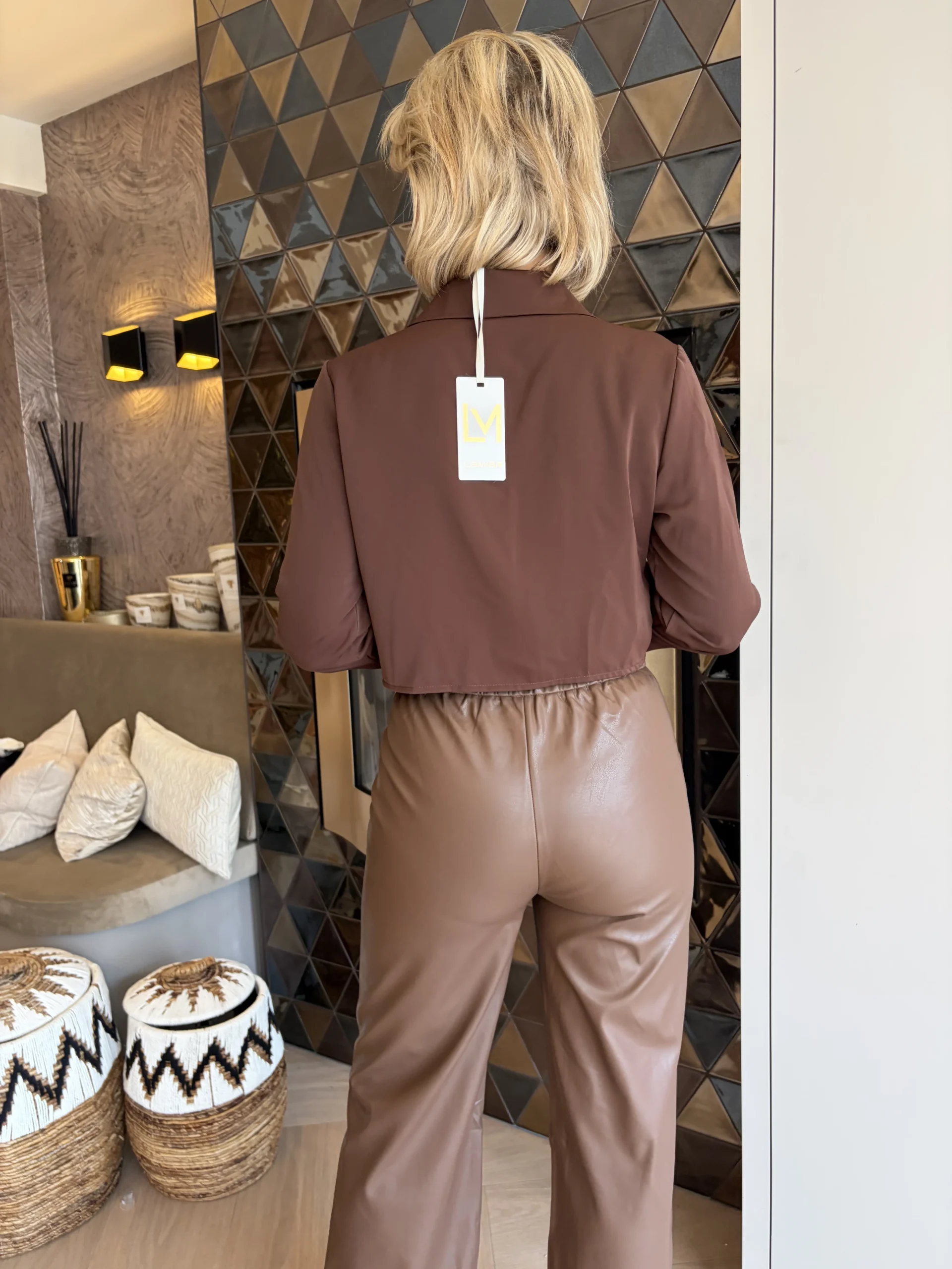 Blouse Jolie | Bruin - Afbeelding 3