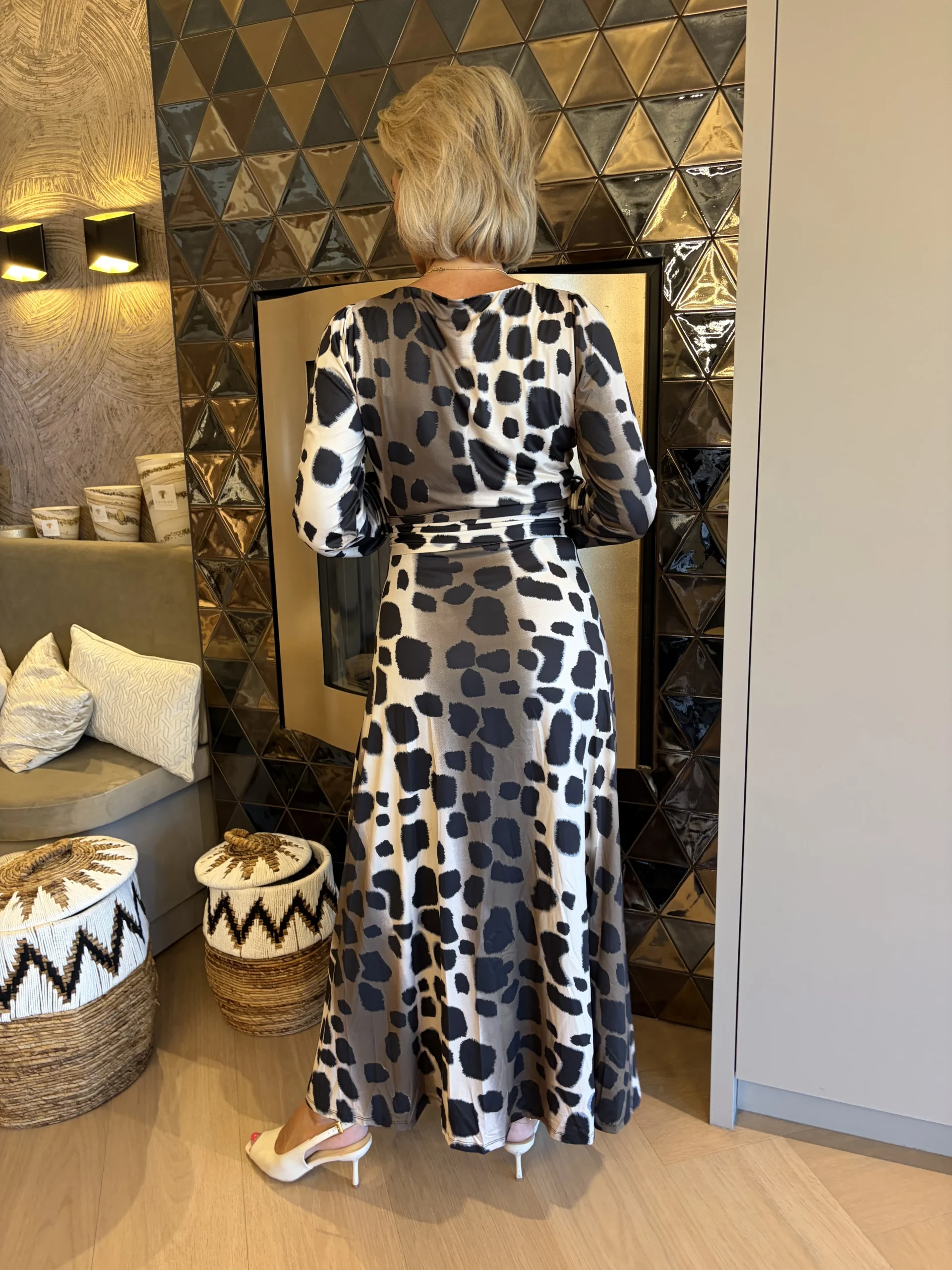 Maxi Jurk Juno | Giraffe - Afbeelding 3