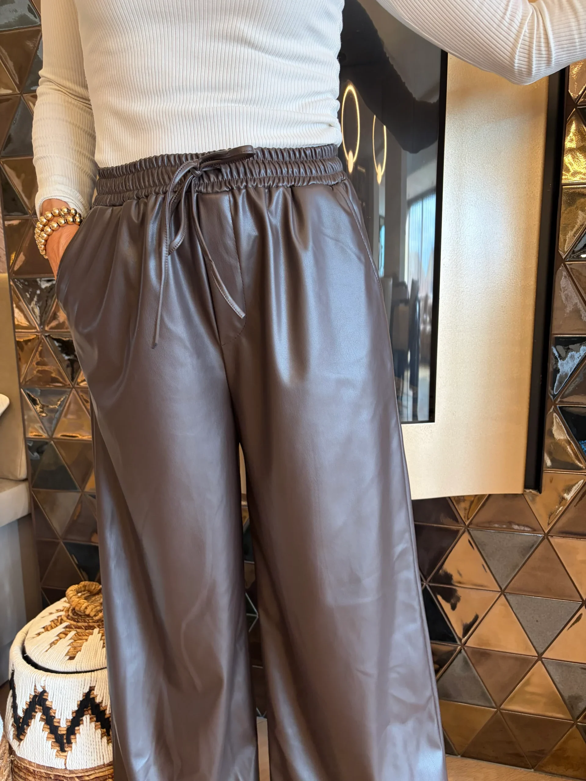 Broek Ilse | Bruin - Afbeelding 2