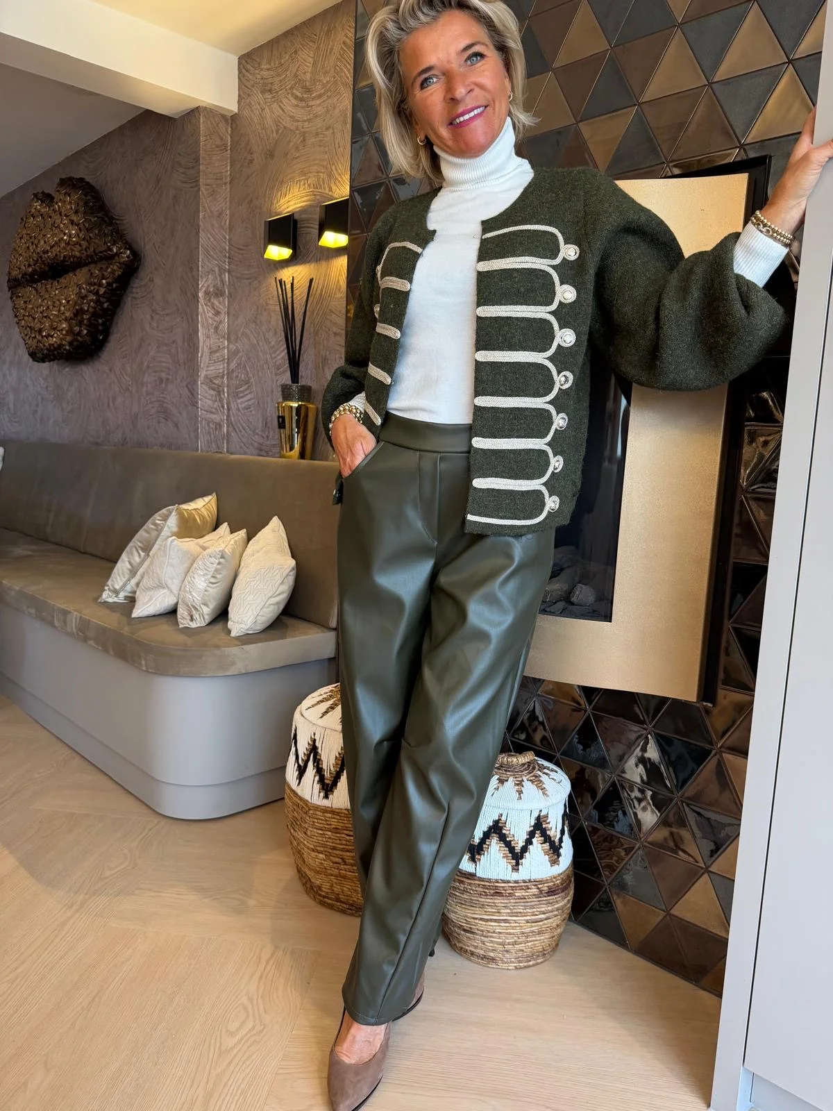 Broek Britt | Mosgroen