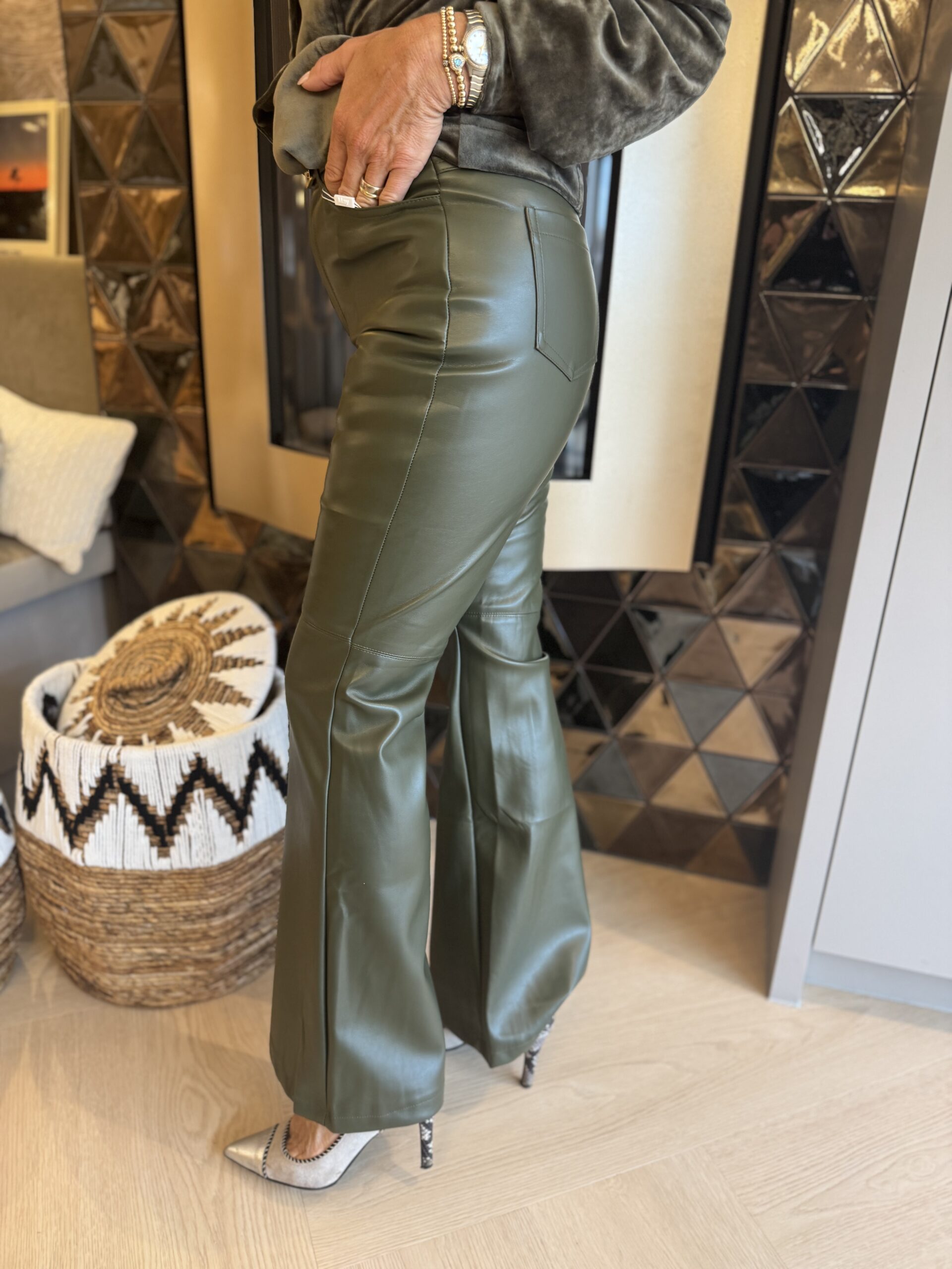 Broek Kae | Groen - Afbeelding 3