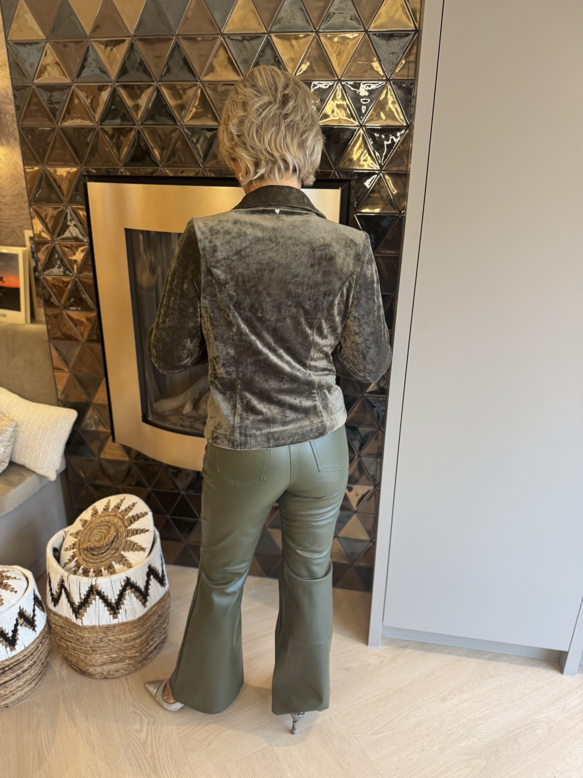 Broek Kae | Groen - Afbeelding 4