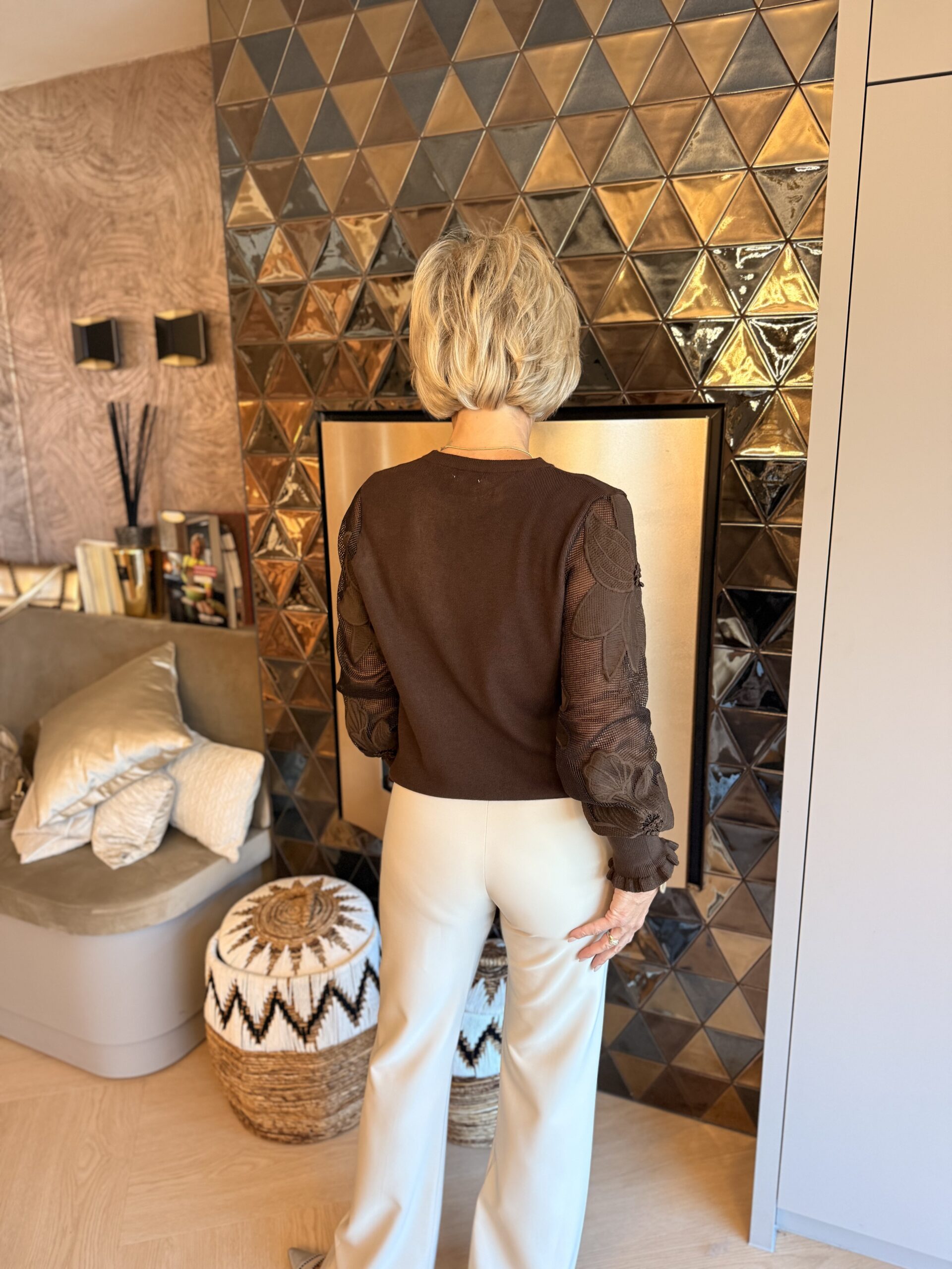 Trui Ellen | Bruin - Afbeelding 3