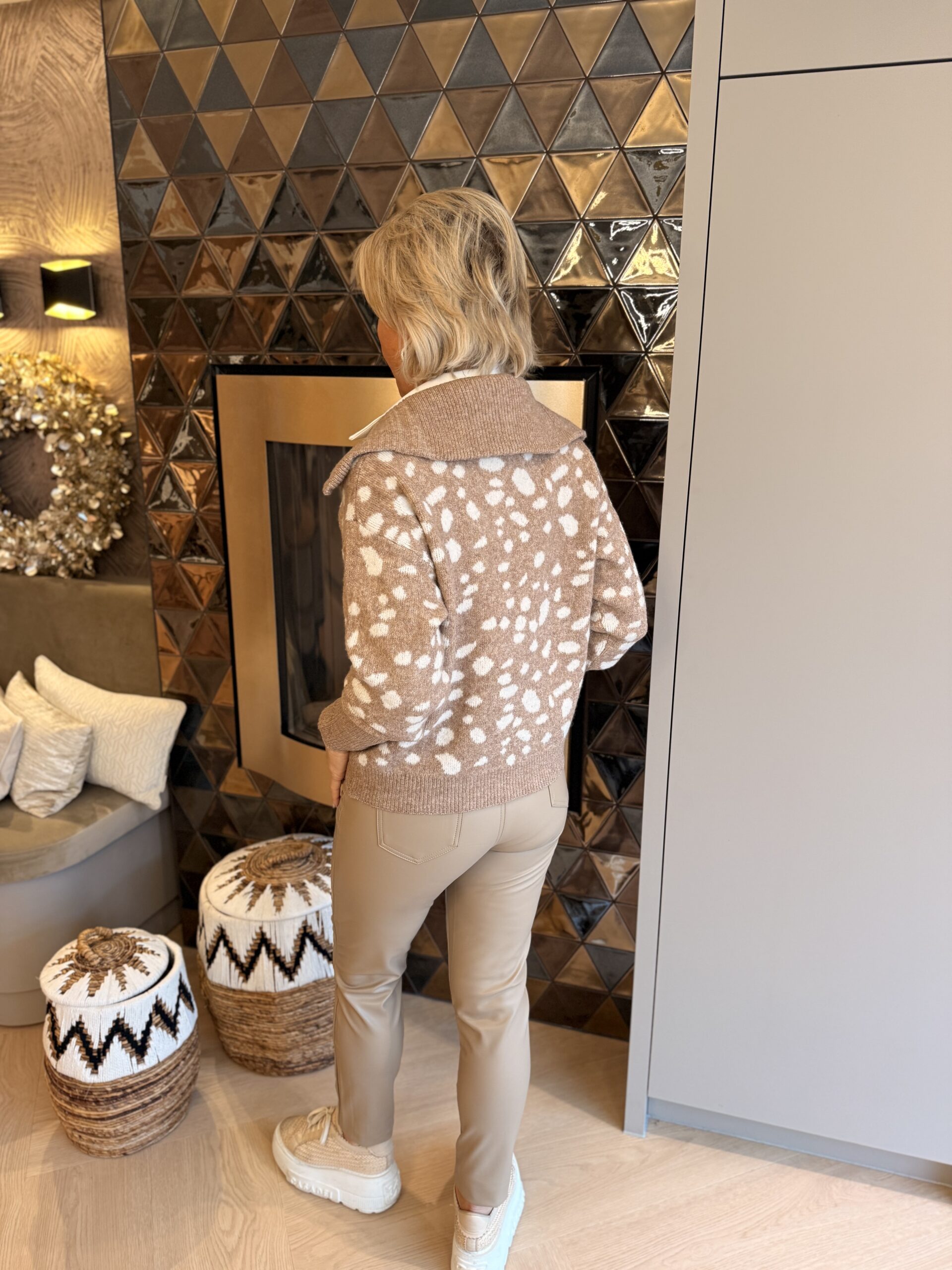 Vest Bambi | Taupe - Afbeelding 2