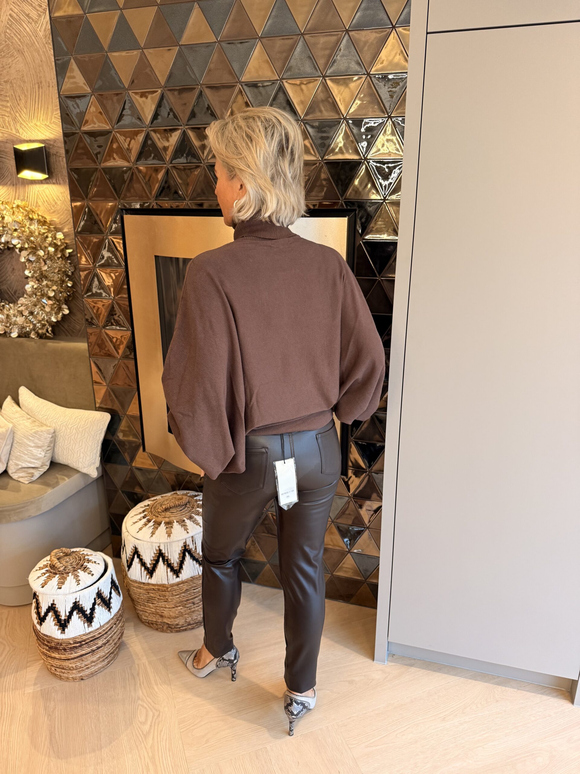 Trui Roelien | Bruin - Afbeelding 3