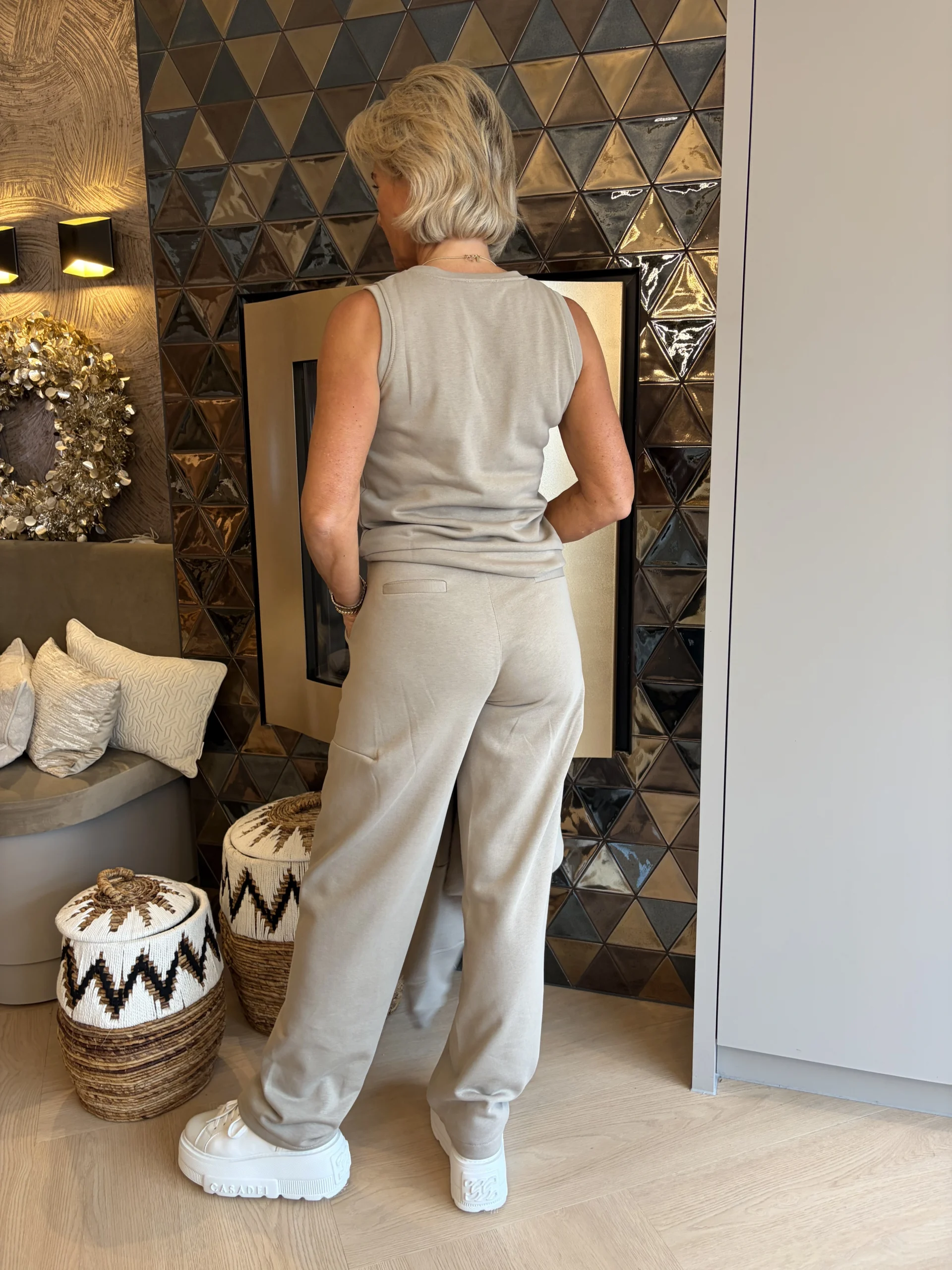 Broek Maggie | Taupe - Afbeelding 3