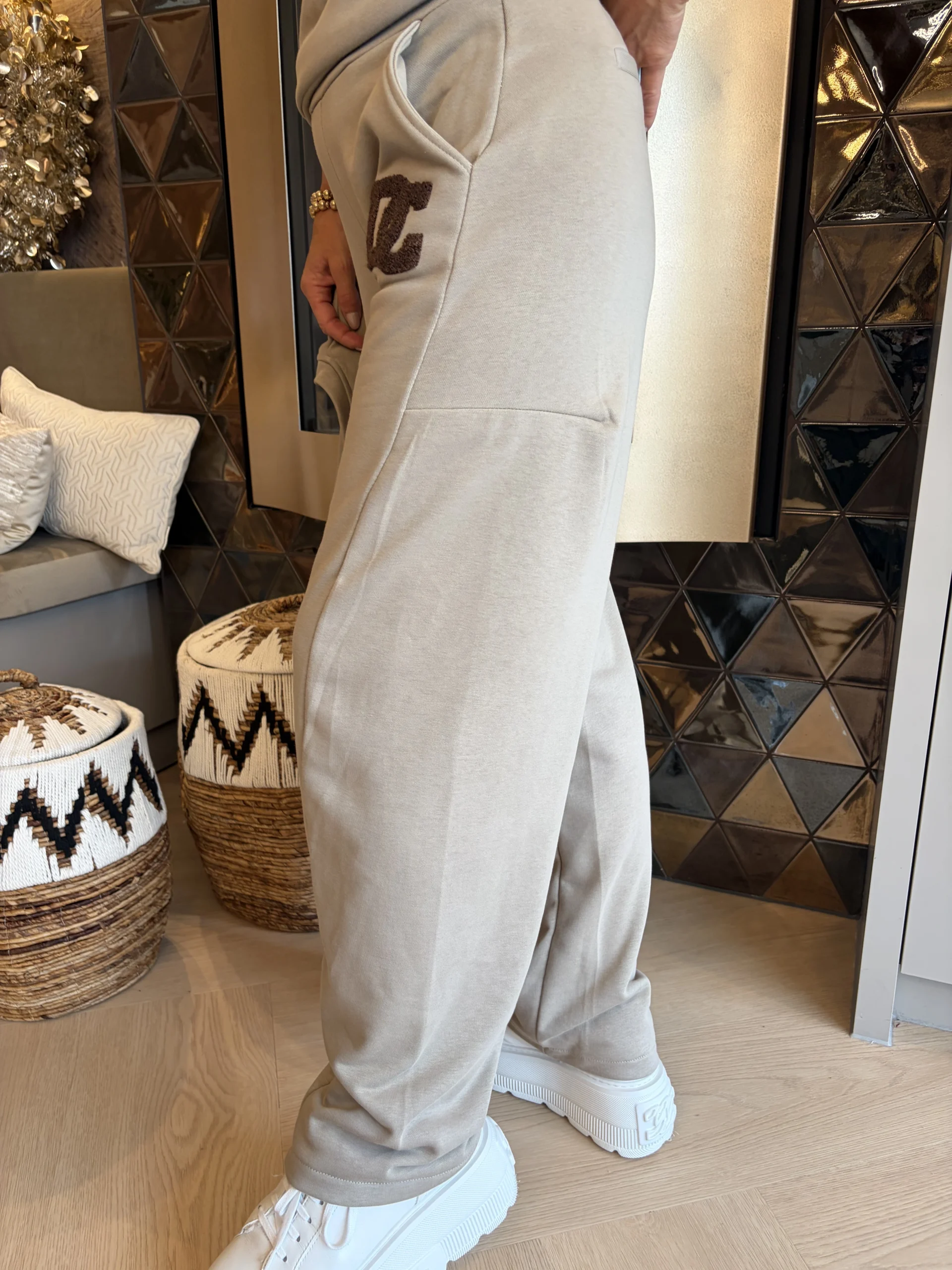 Broek Maggie | Taupe - Afbeelding 2