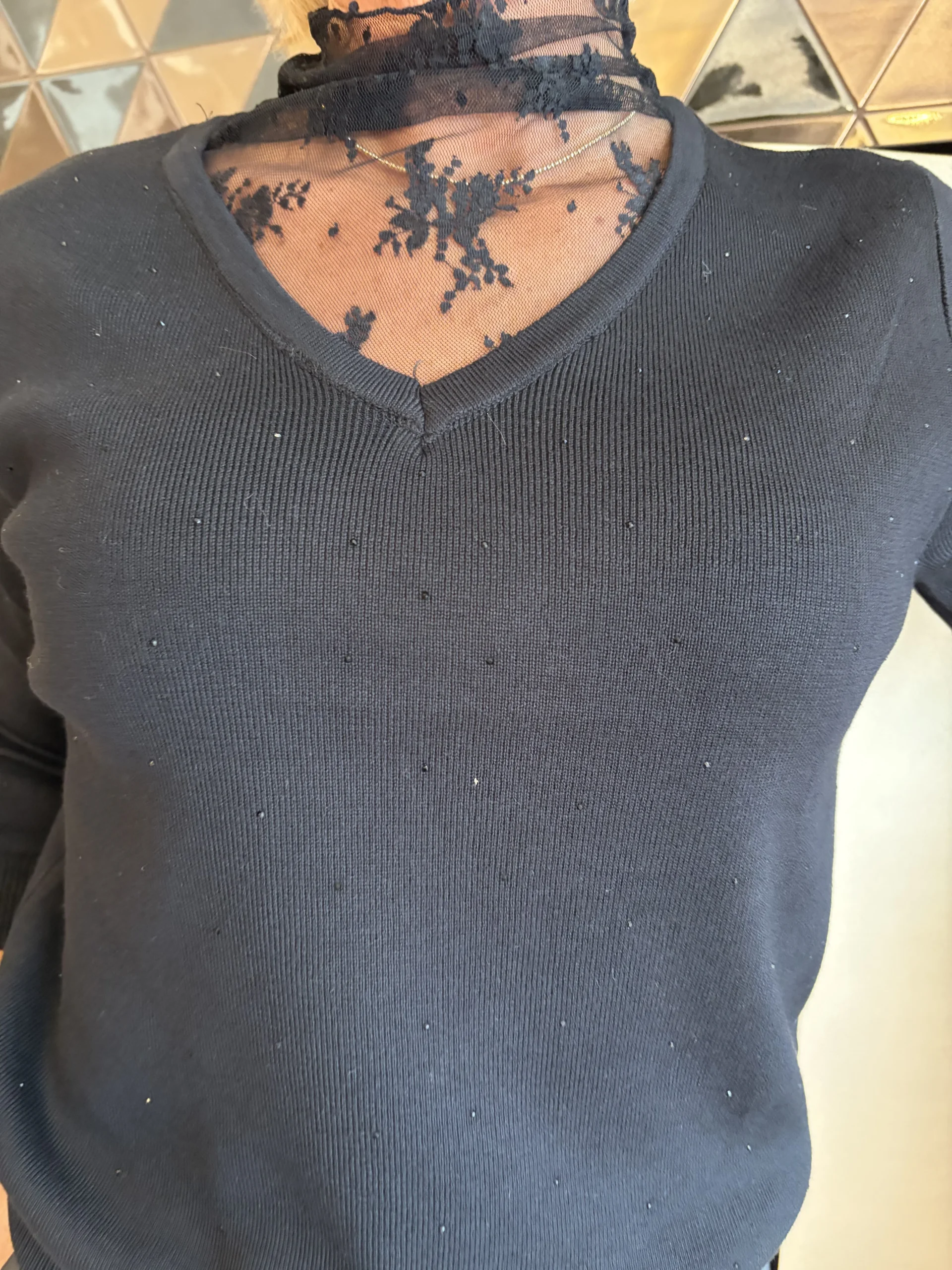 Trui Grace | Zwart - Afbeelding 2